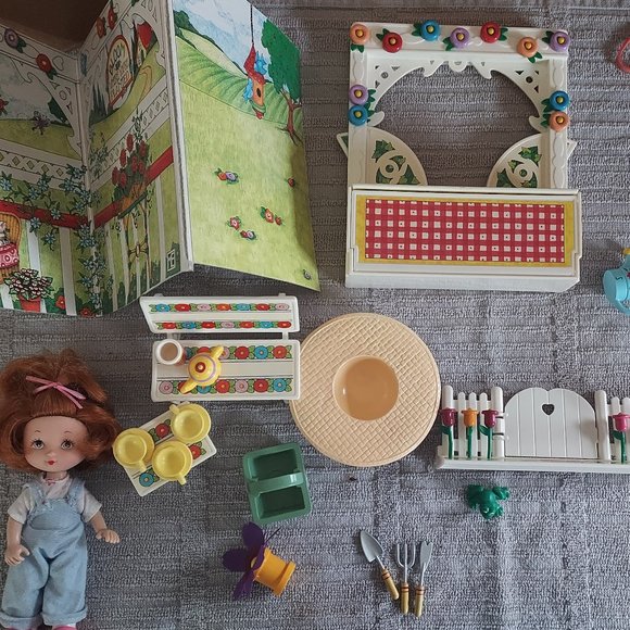 Mary Engelbreit Doll 1997  Rosie's Garden Play Set ME INK 5" Vtg - Picture 14 of 14